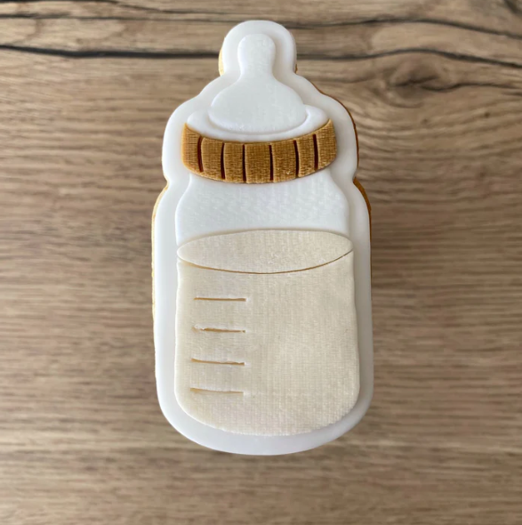 BABY 3 - Babyflasche (Ausstechform und Stamp)