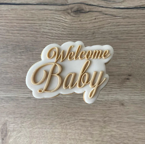 BABY 9 - Willkommen Baby (Ausstechform und Stamp)