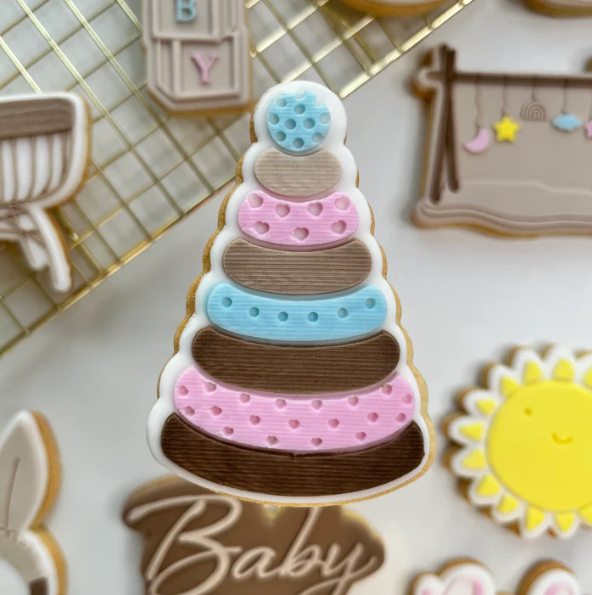 BABY 68 - Stapelturm (Ausstechform und Stamp)