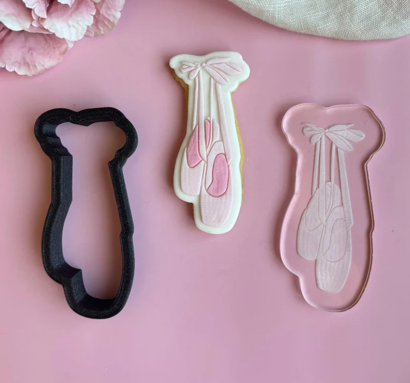 BALLERINA 8 - Pantoffel (Ausstechform und Stamp)