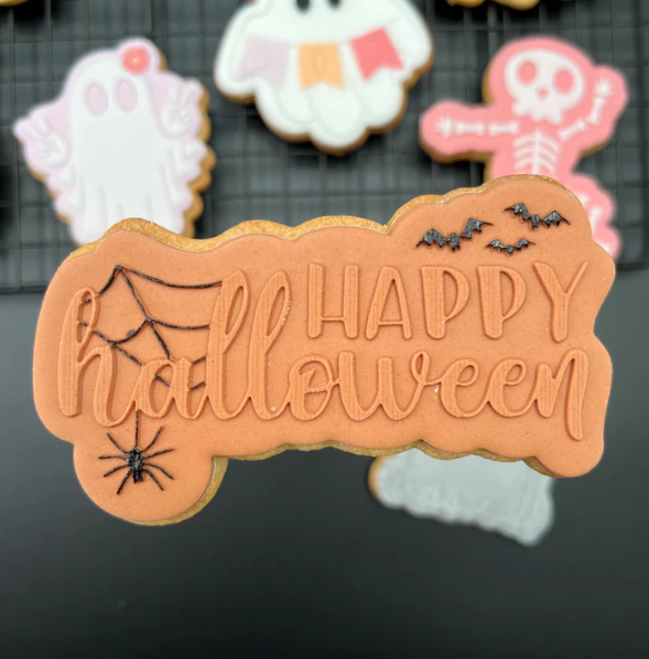 HALLOWEEN 28 - Happy Halloween (Ausstechform und Stamp)