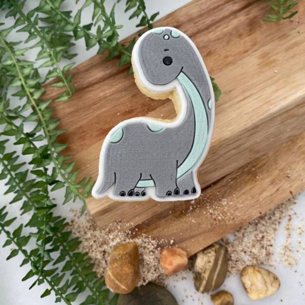 DINOSAURIER 2 - Diplodocus (Ausstechform und Stamp)