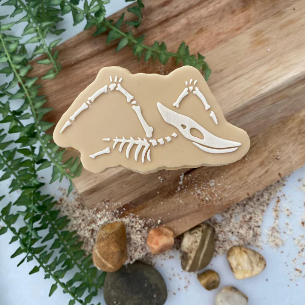 DINOSAURIER 11 - Skelett-Pterodaktylus (Ausstechform und Stamp)