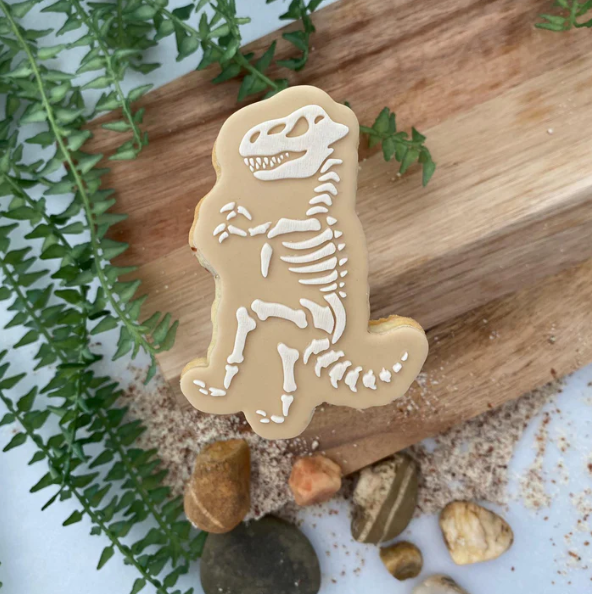 DINOSAURIER 13 - Skelett T-Rex (Ausstechform und Stamp)