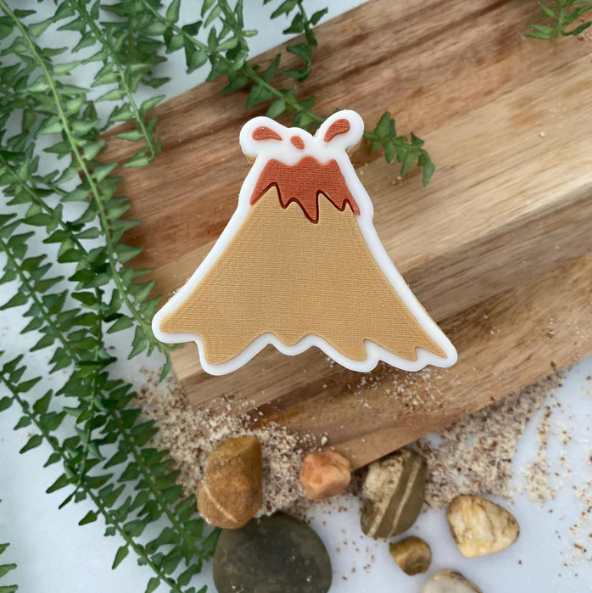 DINOSAURIER 14 - Vulkan (Ausstechform und Stamp)