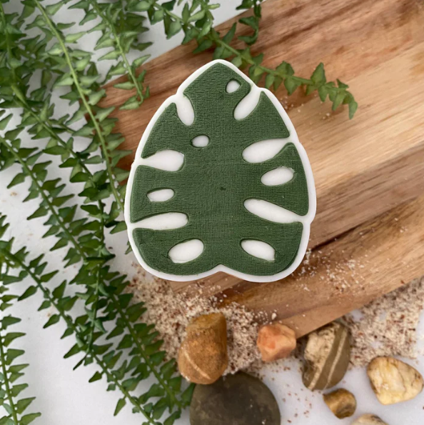 DINOSAURIER 15 - Tropisches Blatt (Ausstechform und Stamp)