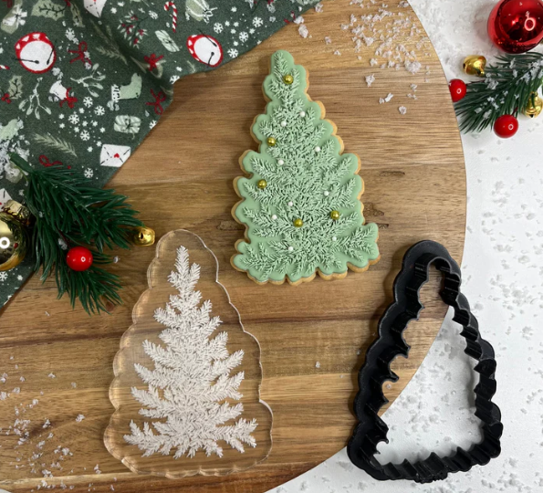 WEIHNACHTEN 68 - Weihnachtskiefer (Ausstechform und Stamp)