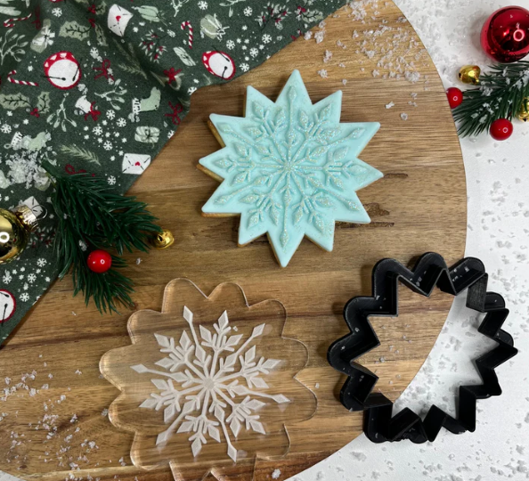 WEIHNACHTEN 69 - Schneeflocke (Ausstechform und Stamp)