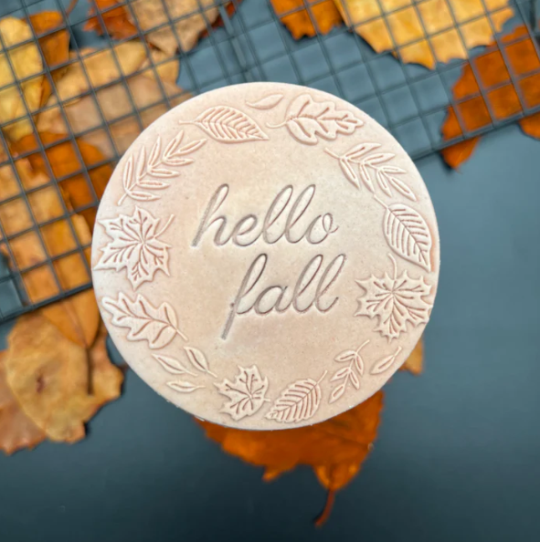 HERBST 15 - Herbstlicher Umriss-rund (Ausstechform und Stamp)