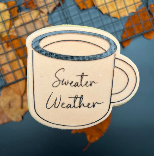 HERBST 14 - Becher PULLOVER-WETTER (Ausstechform und Stamp)