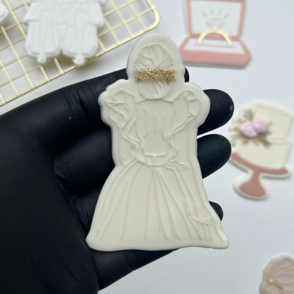 HOCHZEIT 5 - Braut (Ausstechform und Stamp)