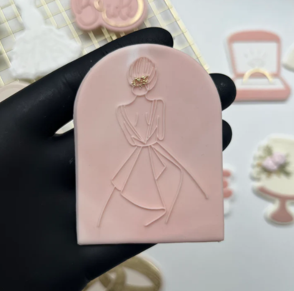 HOCHZEIT 6 - Braut (Ausstechform und Stamp)
