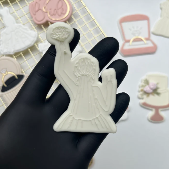HOCHZEIT 9 - Braut (Ausstechform und Stamp)