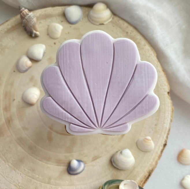 MEERJUNGFRAU 6 - Muschel (Ausstechform und Stamp)