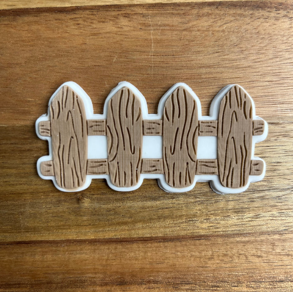 BAUERNHOF 10 - Zaun (Ausstechform und Stamp)