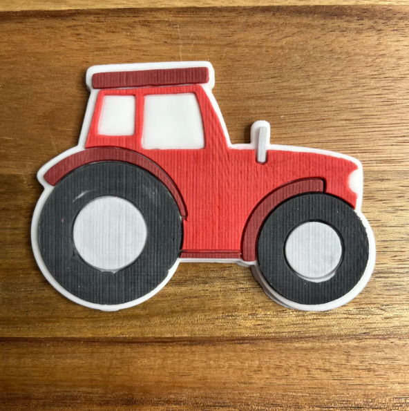 BAUERNHOF 11 - Traktor (Ausstechform und Stamp)