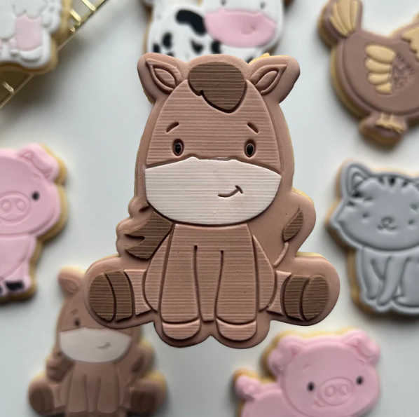 BAUERNHOF 12 - Pferd (Ausstechform und Stamp)