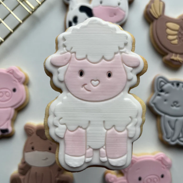 BAUERNHOF 13 - Schaf (Ausstechform und Stamp)