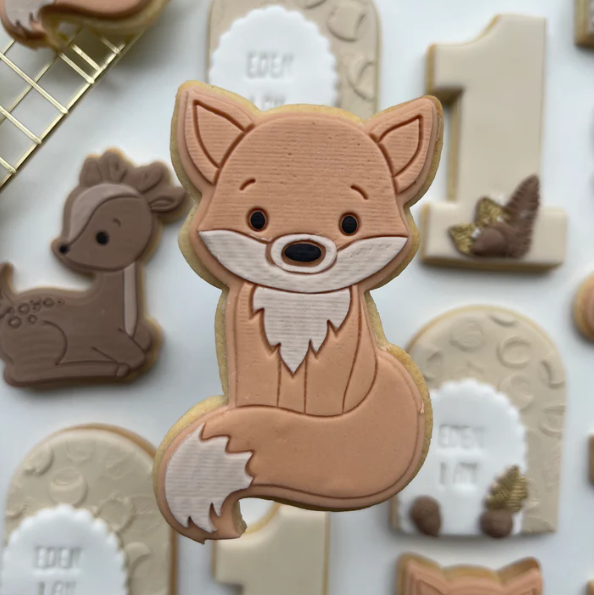 WALDTIERE 5 - Fuchs (Ausstechform und Stamp)