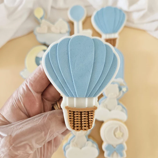 BABY (2) 7 - Heißluftballon (Ausstechform und Stamp)
