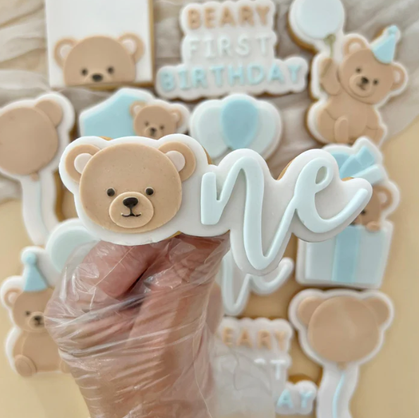 BABY (4) 3 - Ein Teddybär (Ausstechform und Stamp)