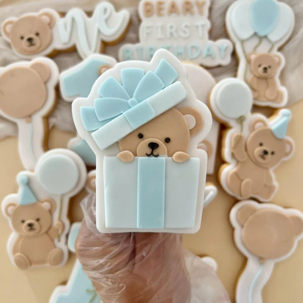 BABY (4) 8 - Teddybär Geschenk (Ausstechform und Stamp)