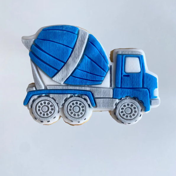 BAUSTELLE 4 - Tankwagen (Ausstechform und Stamp)