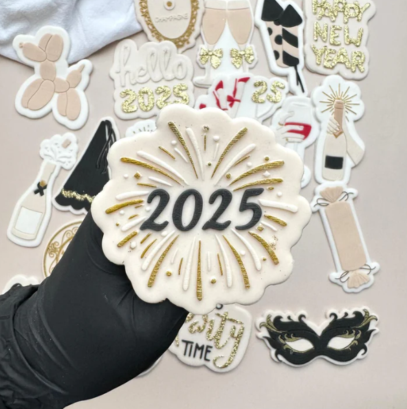 NEW YEAR 2025 1 - 2025 (Ausstechform und Stamp)
