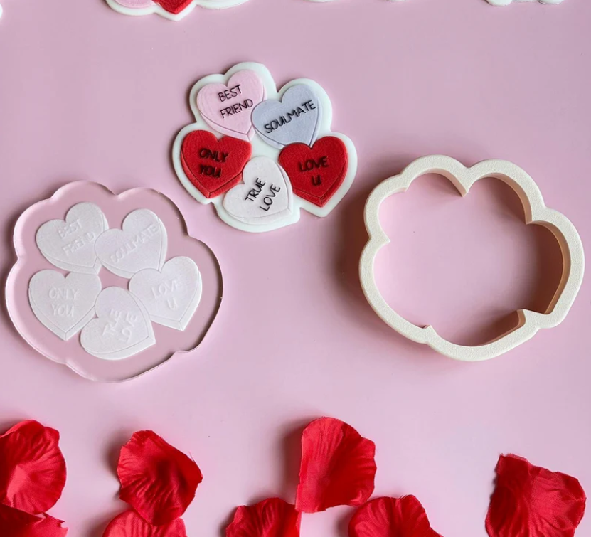 VALENTINSTAG 23 - Herzen (Ausstechform und Stamp)