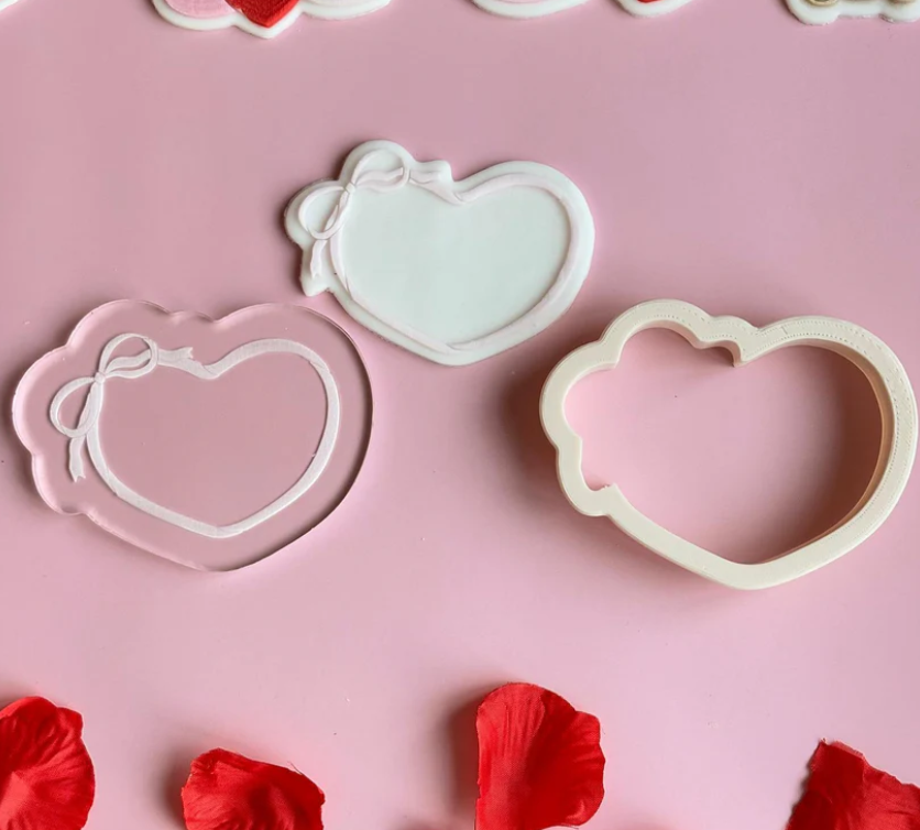 VALENTINSTAG 25 - Herzband (Ausstechform und Stamp)