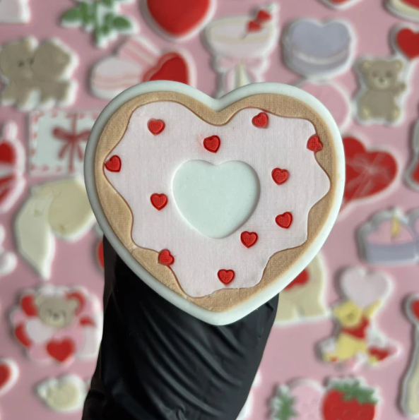 VALENTINSTAG 30 - Donut (Ausstechform und Stamp)