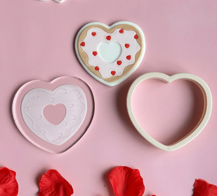 VALENTINSTAG 30 - Donut (Ausstechform und Stamp)