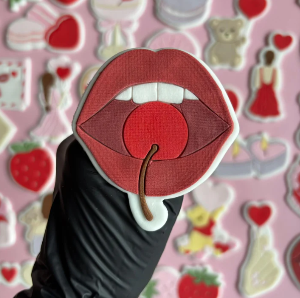 VALENTINSTAG 32 - Kirschmund (Ausstechform und Stamp)