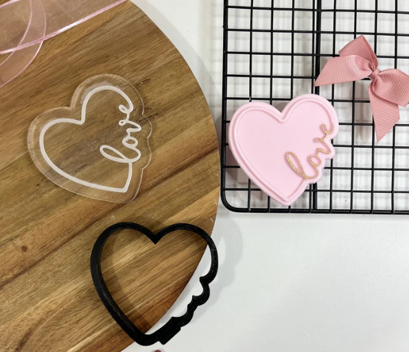 VALENTINSTAG 50- Herzliebe (Ausstechform und Stamp)