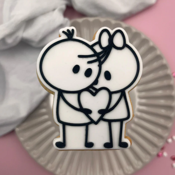 VALENTINSTAG 51 - Paar (Ausstechform und Stamp)