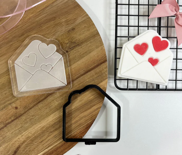 VALENTINSTAG 59 - Liebesbrief (Ausstechform und Stamp)