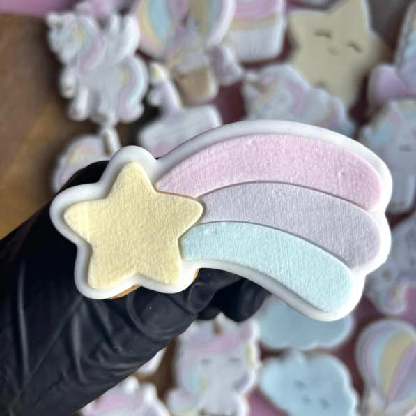 UNICORN/EINHORN 15 - Sternschnuppe (Ausstechform und Stamp)