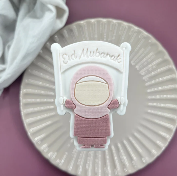 RAMADAN 1 - Kleines Mädchen (Ausstechform und Stamp)