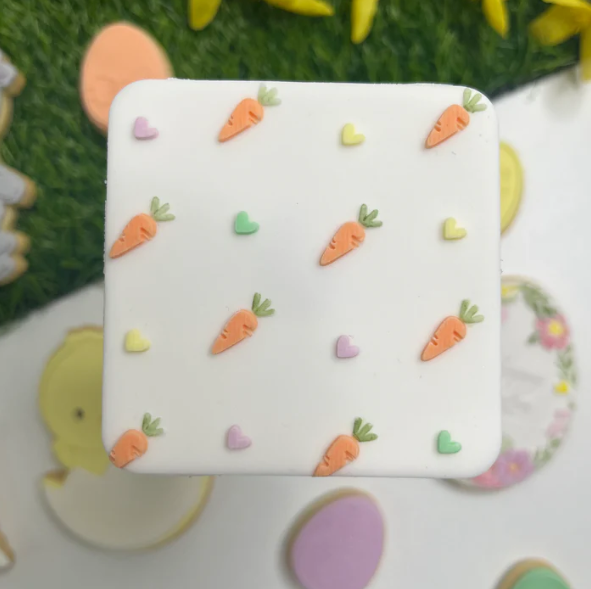 OSTERN 18 - Karottenmuster (Ausstechform und Stamp)