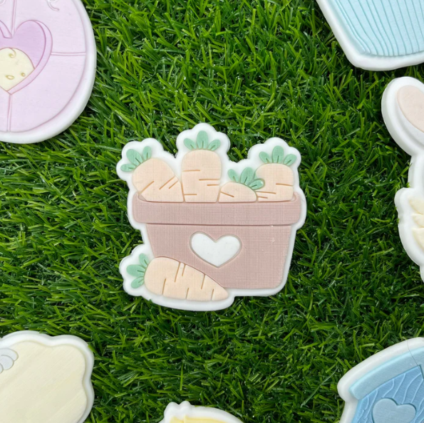 OSTERN 38 - Karottenkorb (Ausstechform und Stamp)