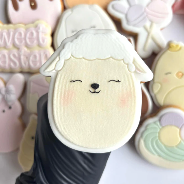 OSTERN 47 - Schaf-Marshmallow (Ausstechform und Stamp)