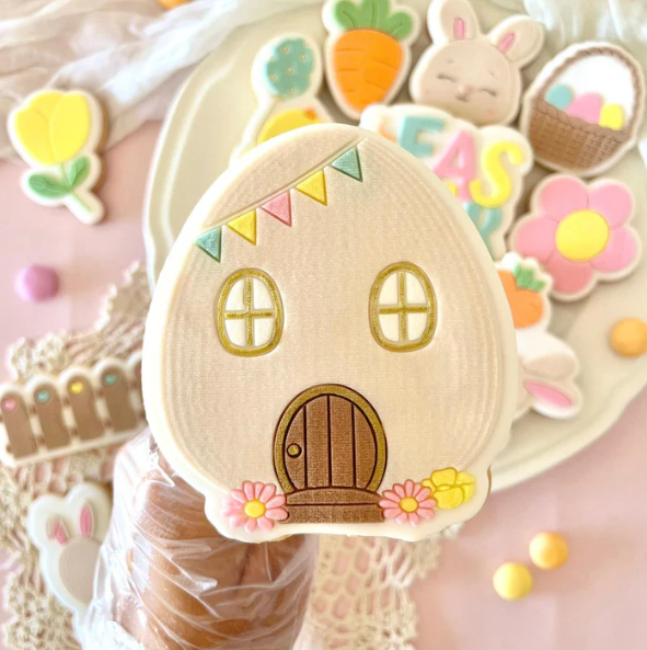 OSTERN 66 - Eierhaus (Ausstechform und Stamp)