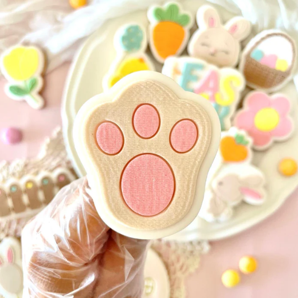 OSTERN 77 - Hasenfuß (Ausstechform und Stamp)