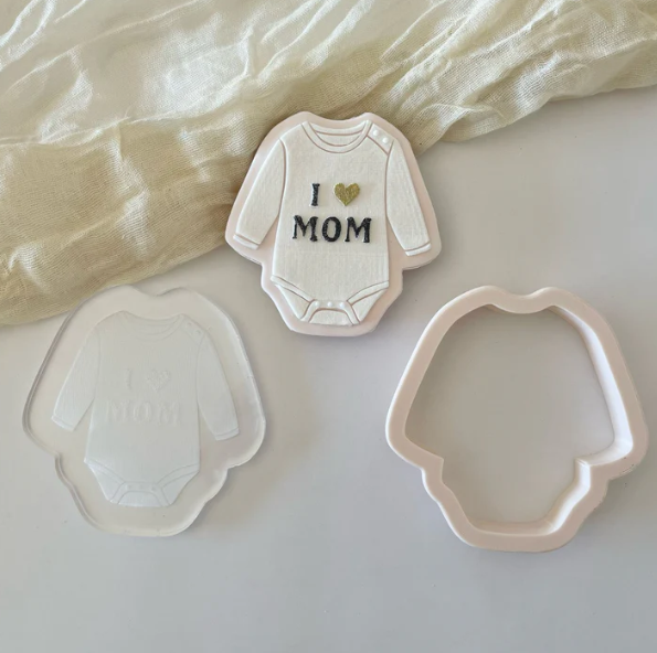 MUTTERTAG - 53 Baby Body (Ausstechform und Stamp)