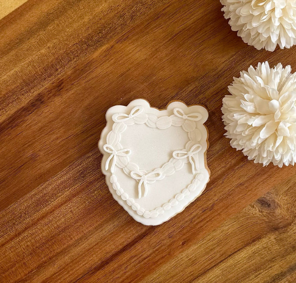 GEBURTSTAG 06 - Herzkuchen (Ausstechform und Stamp)