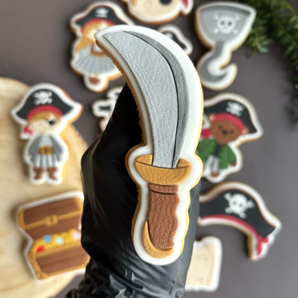 PIRAT 12 - Säbel (Ausstechform und Stamp)