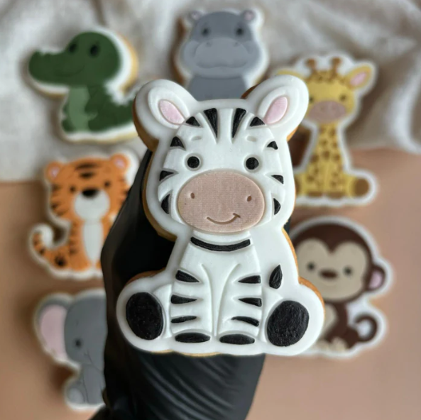 SAFARI (2) 25 - Zebra (Ausstechform und Stamp)