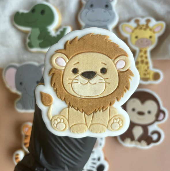 SAFARI (2) 26 - Löwe (Ausstechform und Stamp)