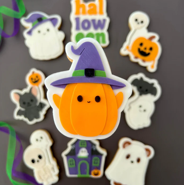 HALLOWEEN 2025 #19 - Kürbis mit Hut (Ausstechform und Stamp)