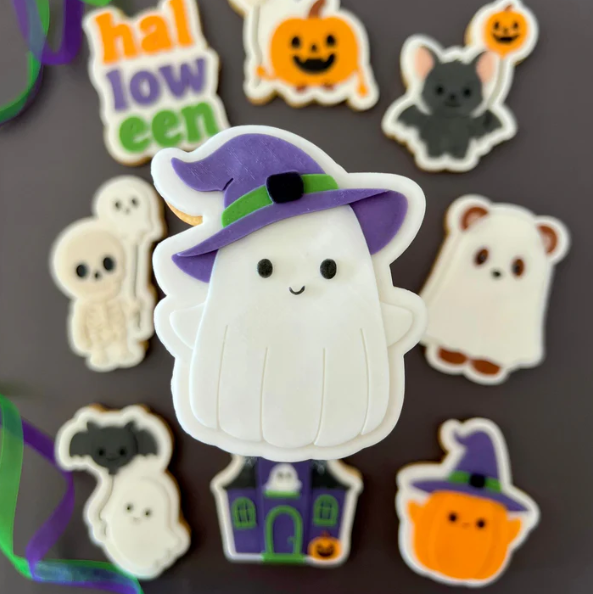 HALLOWEEN 2025 #20 - Geist mit Hut (Ausstechform und Stamp)